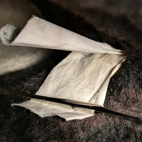 Ugg Women's Mini Fluff Shearling Belted Booties Burgundy Black Trim - Picture 13 of 16